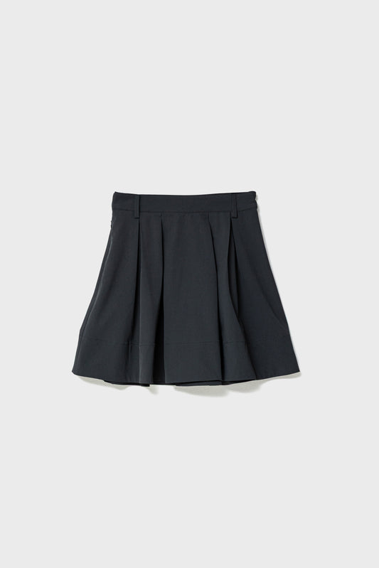 ROMAN FLARE SKIRT - Black