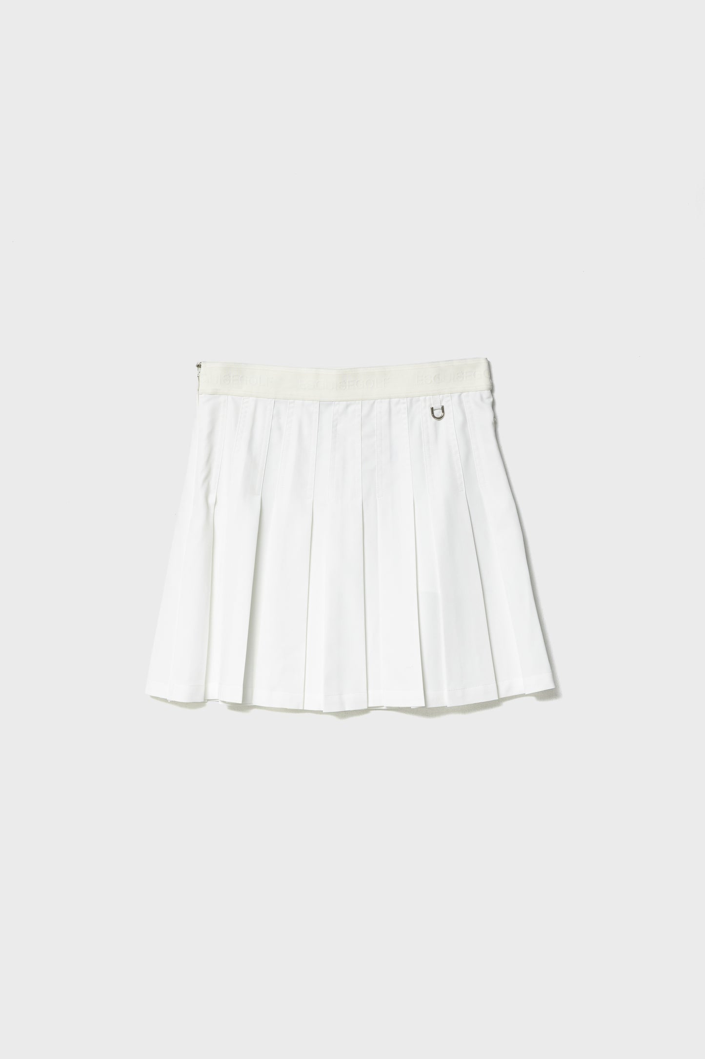 FLOWING PLEATS SKIRT - White