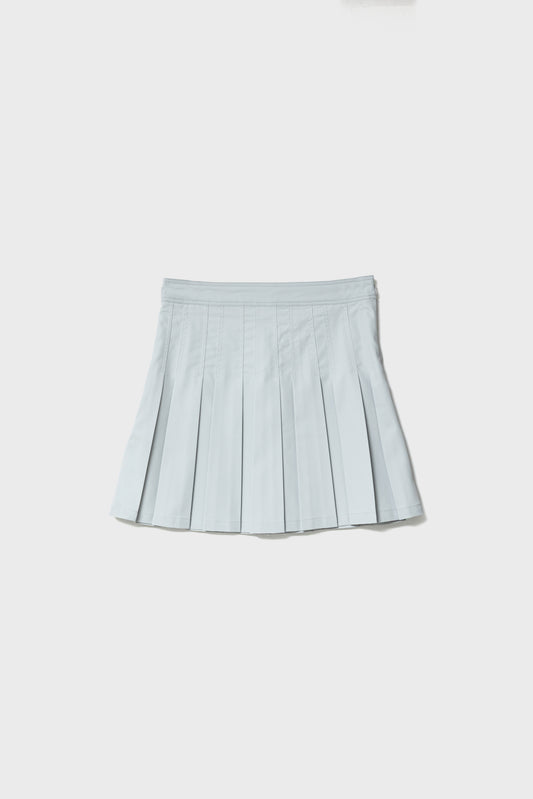 FLOWING PLEATS SKIRT - Soft Blue
