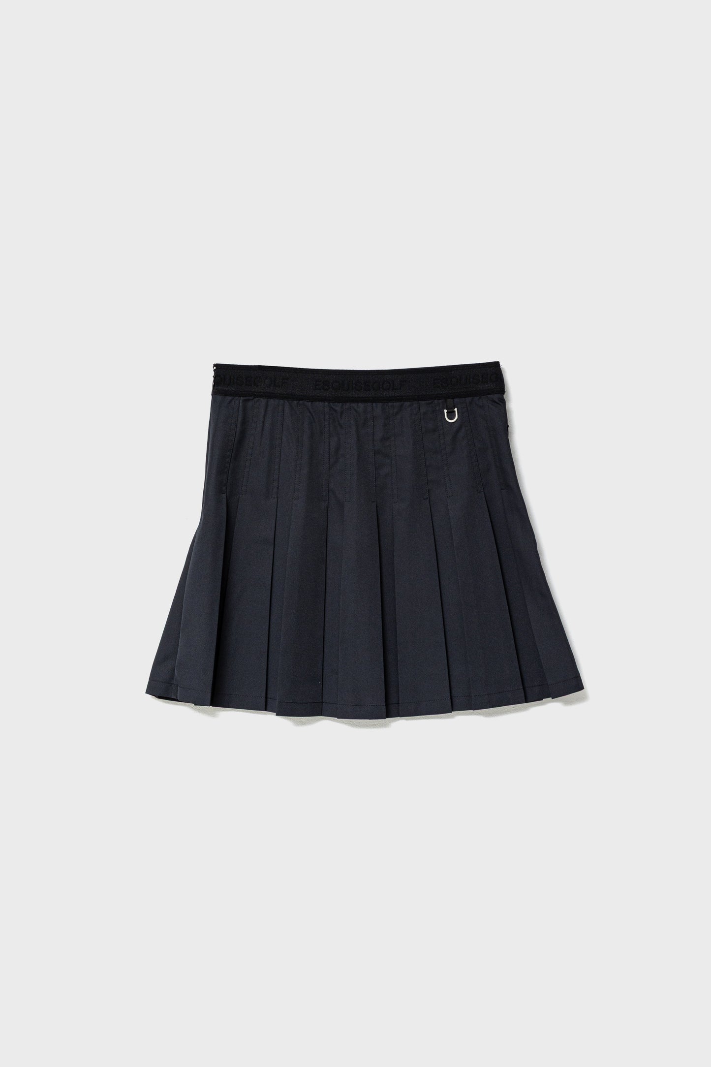 FLOWING PLEATS SKIRT - Black