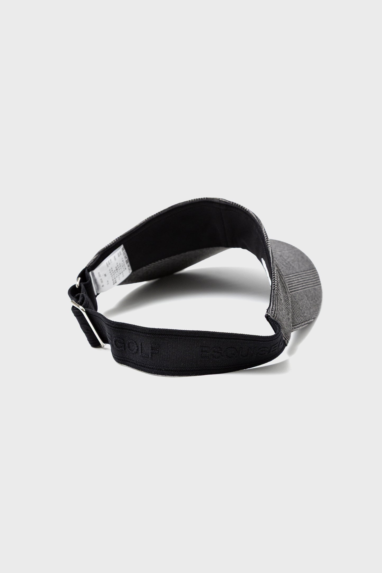 GLEN CHECK CURVE VISOR - Gray