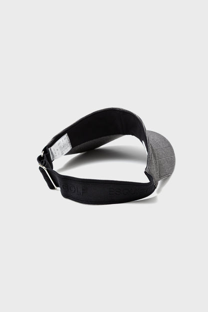 GLEN CHECK CURVE VISOR - Gray