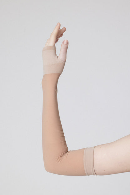 UV-CUT ARM COVER - Beige