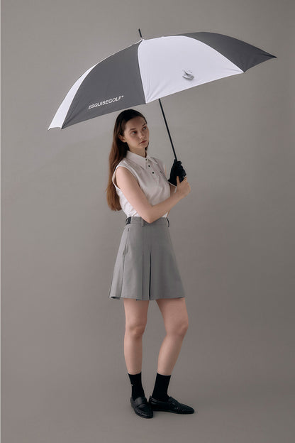 SILK TOUCH PLEATED SKIRT - Light Gray