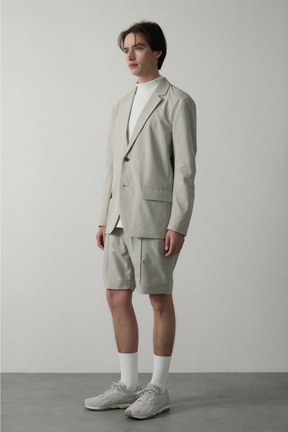 AIR-DOT TAILORED JACKET - Beige